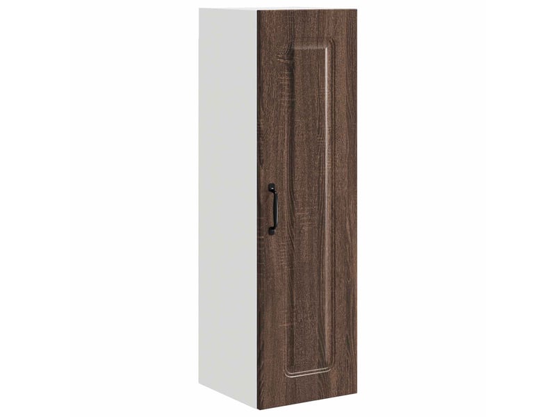 Meuble mural de cuisine | armoire de cuisine chêne brun 30x31x100cm - Conforama A