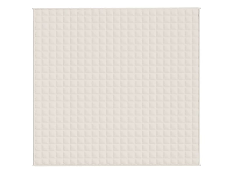  Couverture lestée adulte crème clair 220x240 cm 15 kg tissu shl90279  - Conforama C