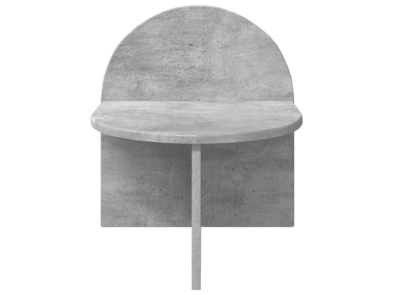 Table de chevet - cabinet de chevet - table de nuit gris béton 40 x 35,5 x 45,5 cm - Conforama C