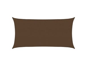 Voile d'ombrage - voile d'ombre - voile parasol 160 gm² marron 2x4 m pehd