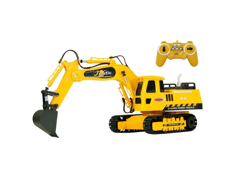  Excavatrice j-matic 1:27 2,4ghz 4+2 canal 404920 - Conforama A