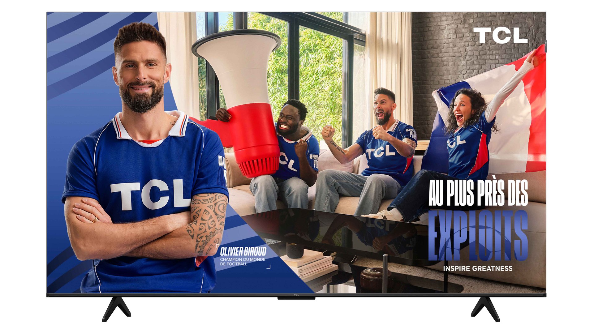 TCL TV 139 cm UHD 4K Led TCL 55P6L Noir 75 Conforama