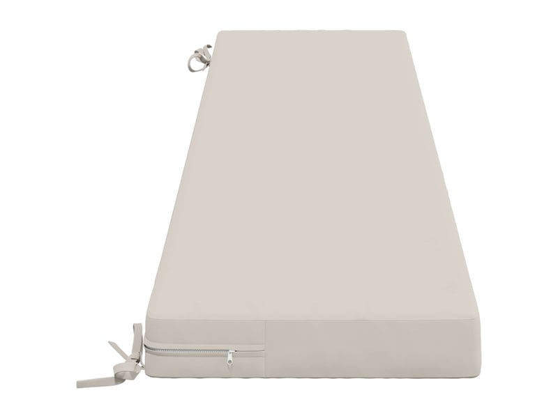  Coussin de banc, coussin d'assise, coussin de canapé soest 100 % polyester blanc 170 x 40 x 8 cm cf53042  - Conforama D