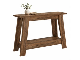 Table basse rectangulaire coloris marron <strong>CHICFURN</strong> <strong></strong> - 30 cmx105 cm
