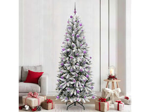 Sapin de noël - arbre de noël artificiel blanc 240 cm