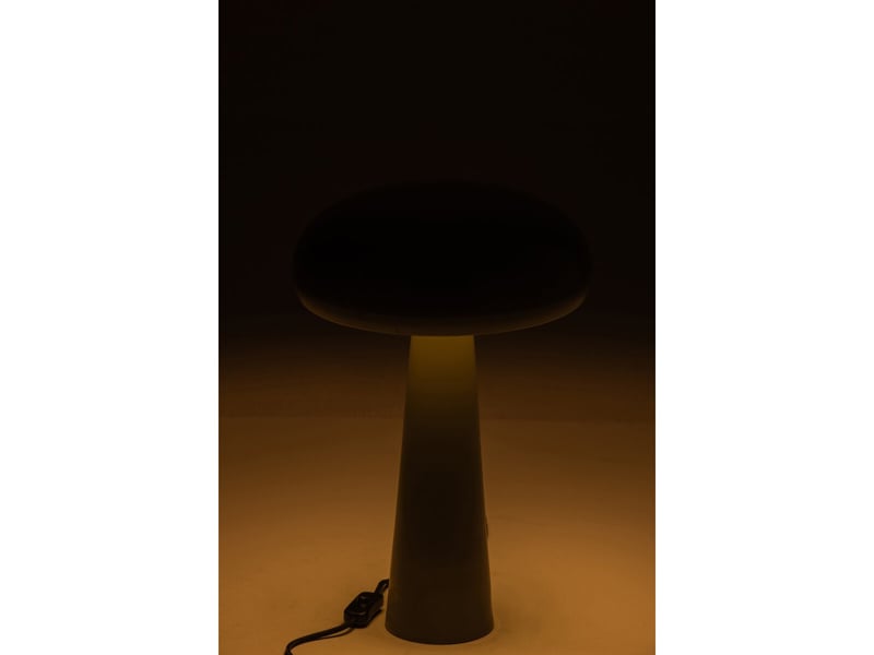  Lampe à poser en métal mirko 43cm vert olive  - Conforama C