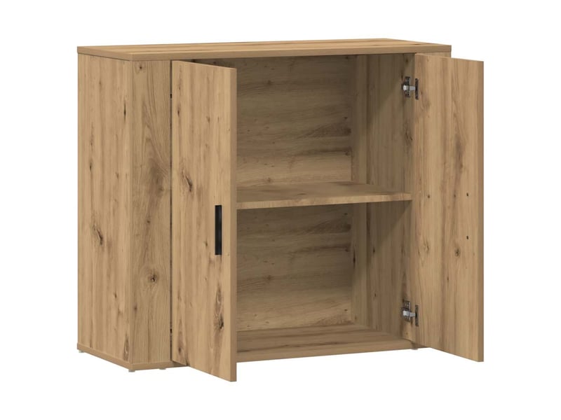  Buffet - bahut - meuble de rangement chêne artisanal 80x33x70 cm bois d'ingénierie  - Conforama D
