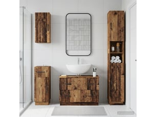 Ensemble de 4 pièces d'armoires de salle de bain hoorn cf63266