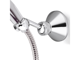 Support de pommeau de douche réglable en plaqué chrome pour flexible de douche standard,support de pommeau de douche,argent