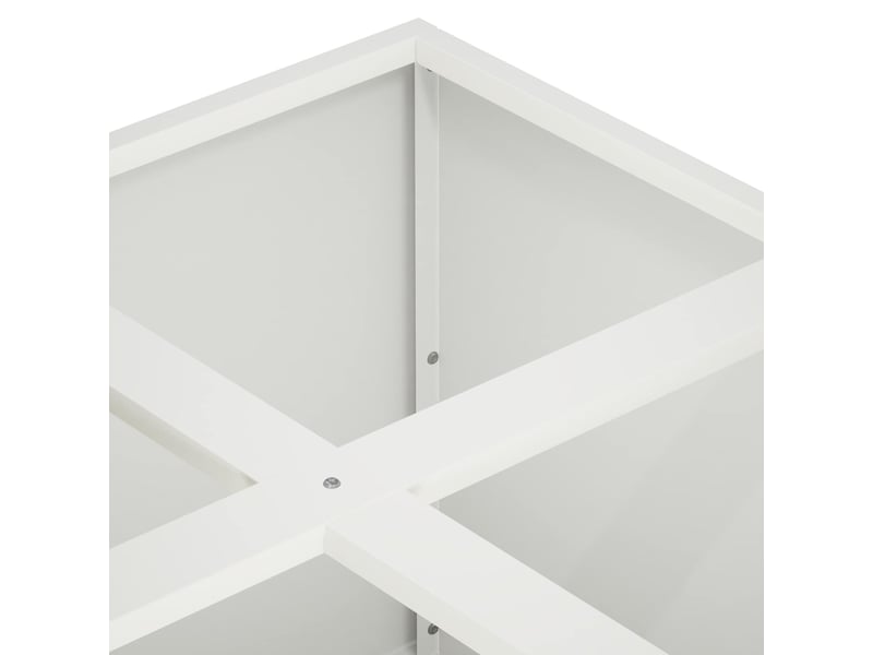 Jardinière - cache-pot de jardin blanc 100 x 100 x 20 cm - Conforama E