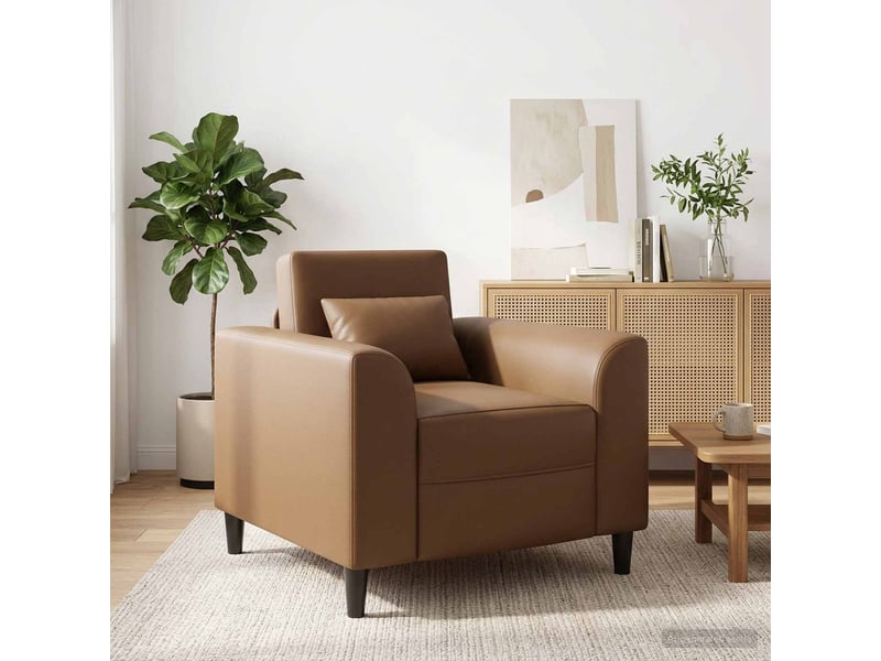 Vidaxl fauteuil cappuccino simili cuir - Conforama B