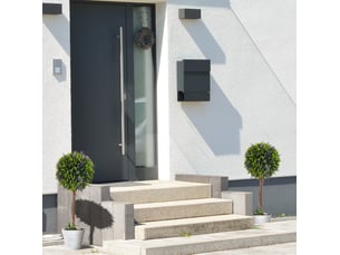 Lot de 2 plantes artificielles lavande 24x60 cm vert