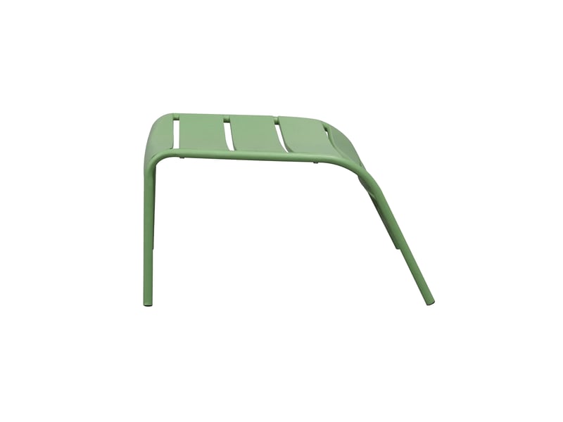 Fauteuil relax de jardin en métal avec repose pieds vert - baca - Conforama E