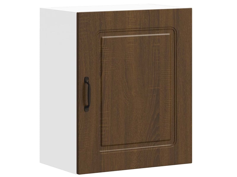  Meuble de rangement, armoire murale de cuisine kalmar en chêne brun contrecollé  - Conforama A