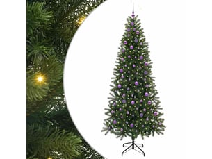 Sapin de noël - arbre de noël artificiel vert 240 cm pe et pvc
