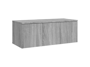 Meuble tv coloris gris 80 cm <strong></strong>  <strong></strong>