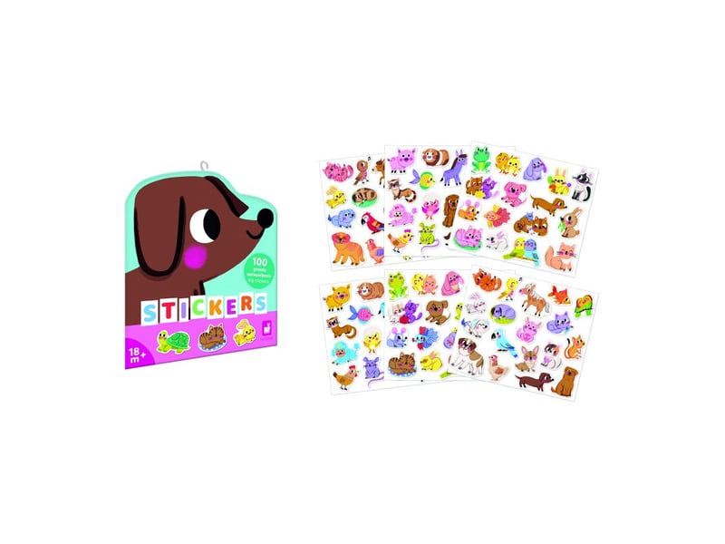  100 autocollants - les animaux de compagnie J09234 - Conforama A