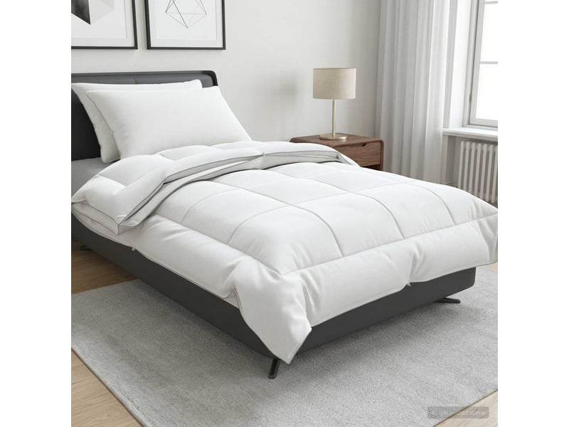  Ensemble de couette et d'oreiller 3 pcs - duvet 155x220 cm 4 saisons  - Conforama B