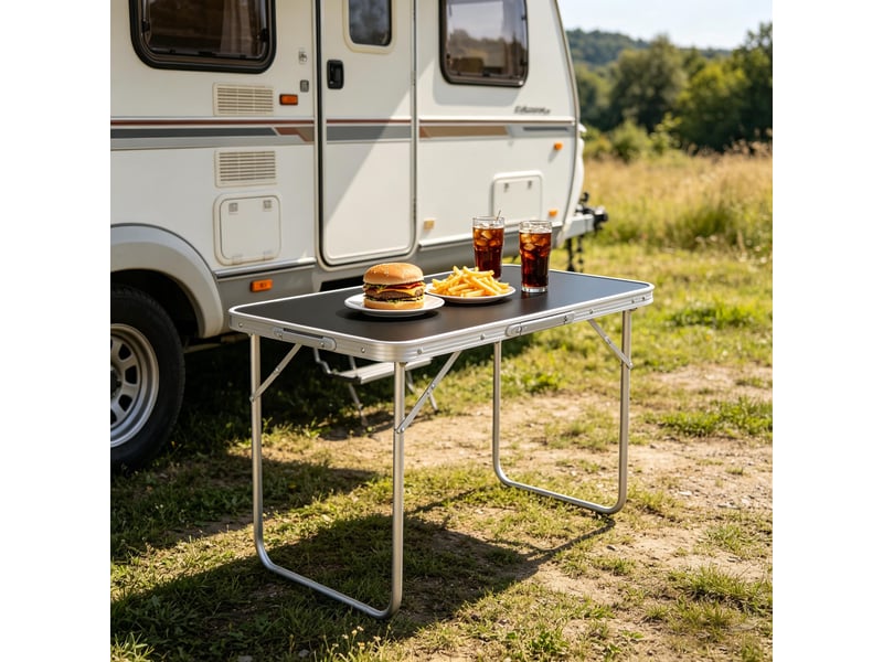 Table pliante ultra-légère, table portable multifonctionnelle, camping, pêche, extérieur - Conforama D