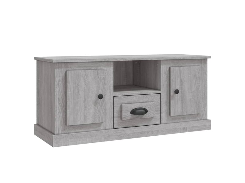  Meuble tv - banc tv - meuble de rangement sonoma gris 100x35,5x45 cm bois d'ingénierie  - Conforama A
