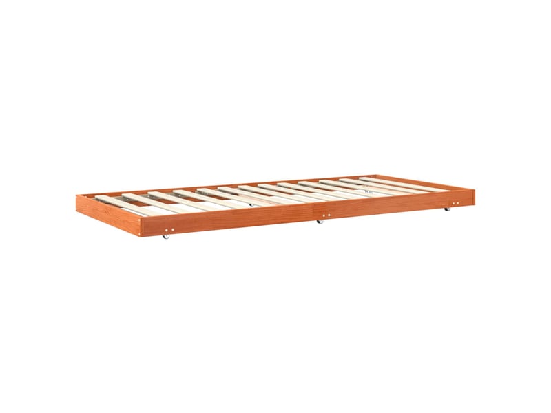 Lit simple- lit adulte - cadre de lit marron 70 x 190 cm bois de pin massif - Conforama B