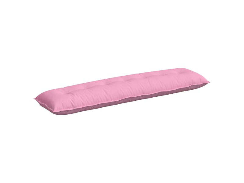 Coussin de dos, coussin de dossier rose 200 x 19 x 50 cm tissu cf54976 - Conforama A