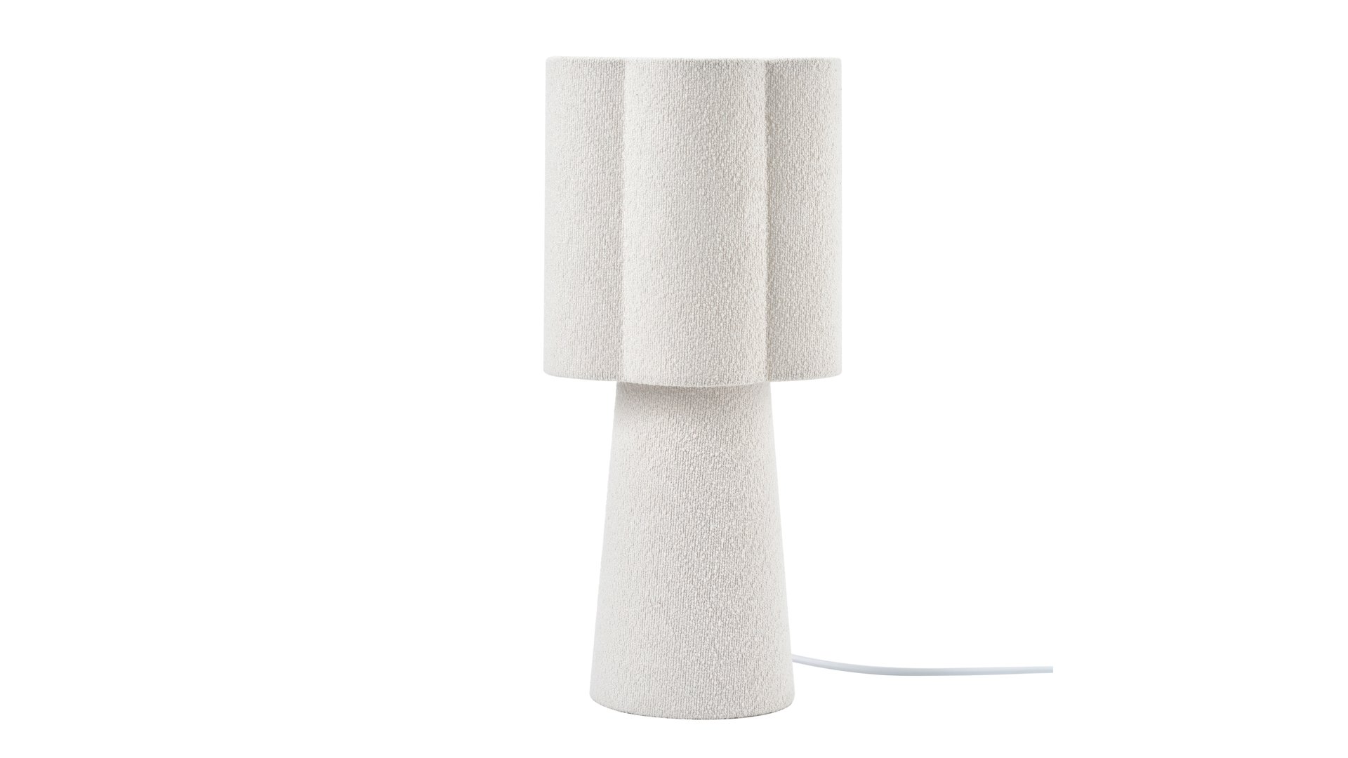 LOMOCO Lampe 37.5 cm blanc PETALE Conforama