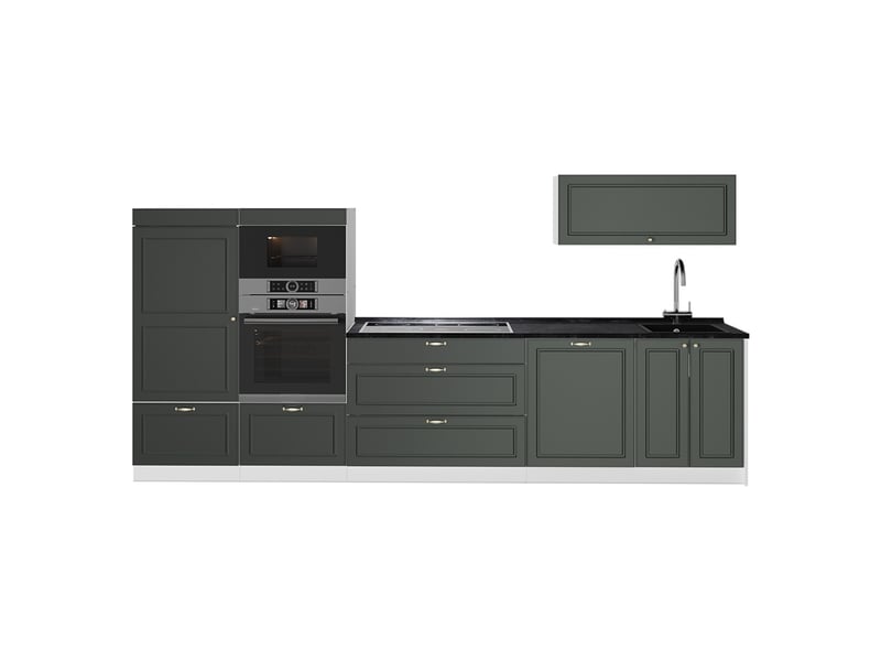  Vicco cuisine, vert or campagneblanc, 340cm sans pt  - Conforama A