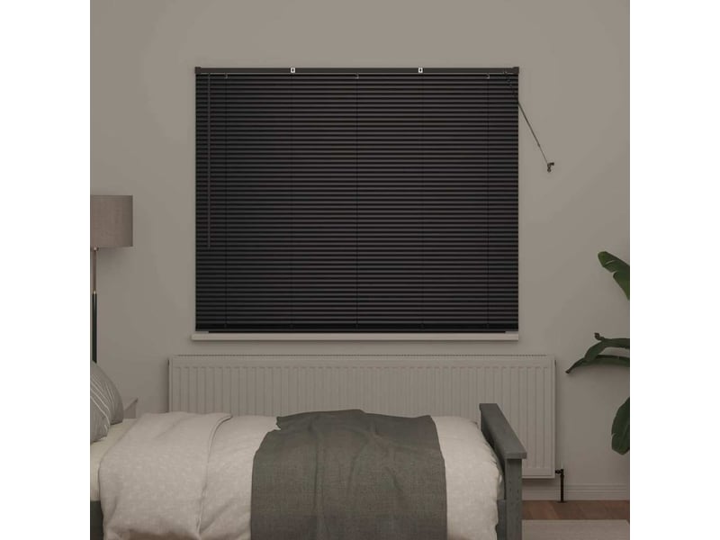  Store vénitien, store de fenêtre noir 175 x 160 cm 25 mm aluminium cf48126  - Conforama C