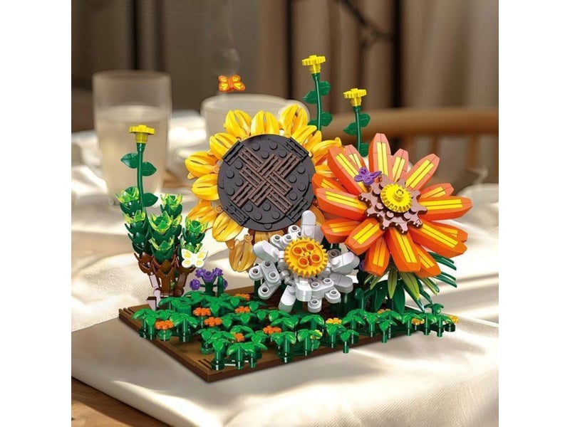  Kit de construction 2 en 1 bonsai floral ou fleur de table 818 pieces multicolores modeles a et 2 en 1 151498_AAAIG27829_6_DROPFR - Conforama E
