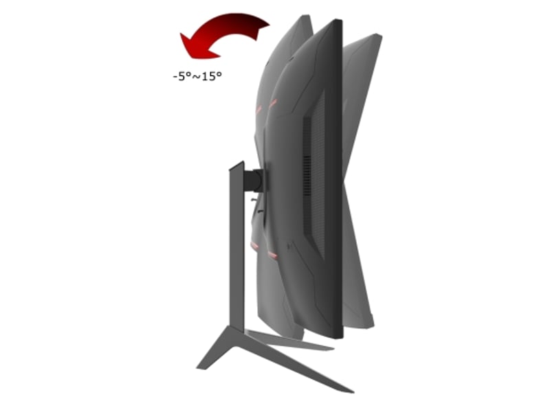 Écran PC Gamer - LC-Power - LC-M27-FHD-165-C-V3 27" 165Hz - Conforama E
