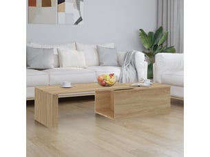 Table basse coloris marron