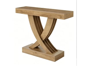 Console 0 tiroir(s)  coloris marron <strong>VIVRYN</strong> <strong></strong> - longueur 110 cm - 110 cm