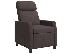 Fauteuil relax manuel VIDAXL  Tissu marron