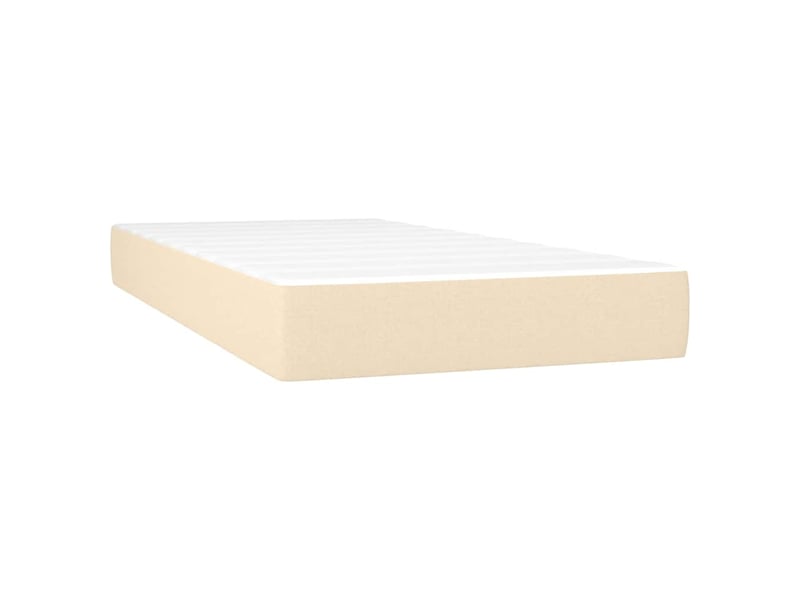  Matelas de lit à ressorts ensachés fermeté moyenne crème 100x200x20 cm tissu  - Conforama A