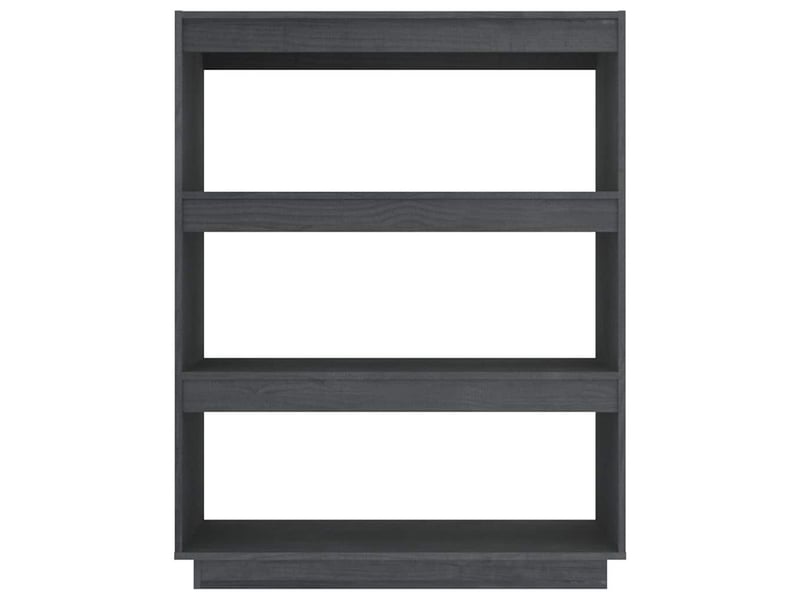 Bibliothèque, séparateur de pièce gris 80x35x103 cm pin massif  - Conforama E