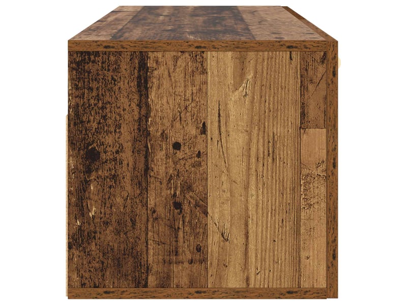  Meuble mural, meuble de rangement salon bois ancien 60 x 36,5 x 35 cm bois d'ingénierie  - Conforama E
