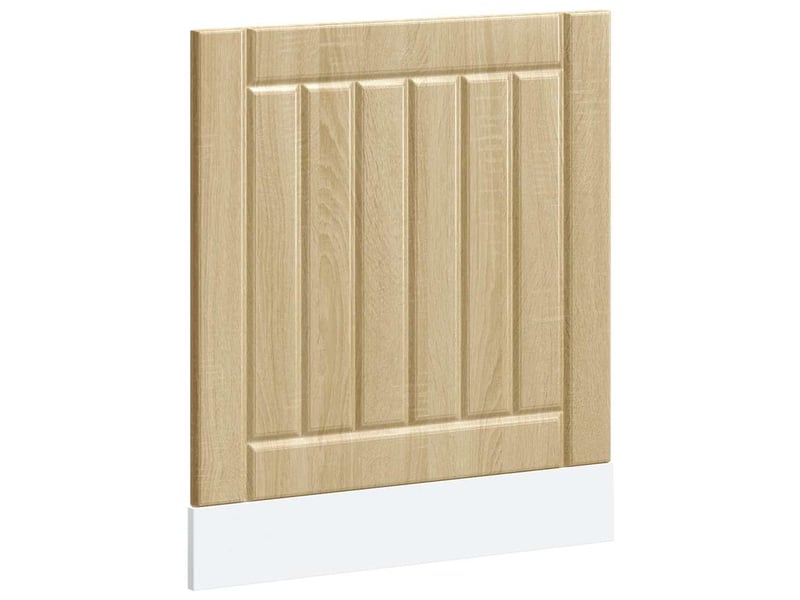  Panneau de lave-vaisselle chêne sonoma bois d'ingénierie shl5818  - Conforama A