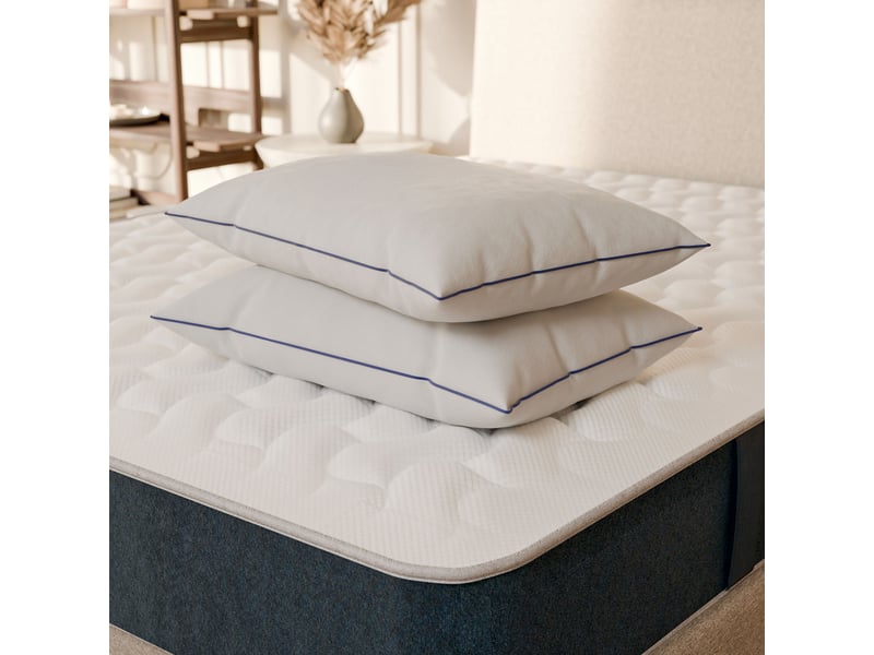  Matelas hybride et oreillers moelleux 70x190cm épais 22cm et oreillers 50x70cm Pack Mila Oreiller - Conforama C