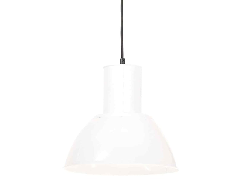  Lampe suspendue, suspension luminaire 25 w blanc rond 28,5 cm e27  - Conforama A
