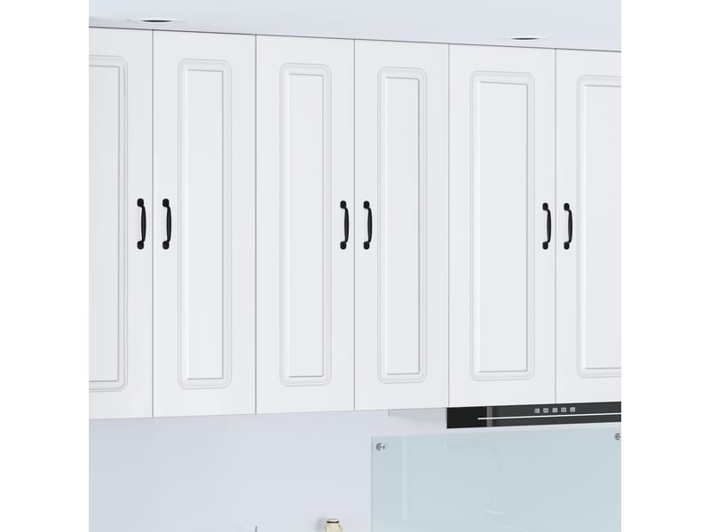 Meuble mural de cuisine | armoire de cuisine blanc brillant shl6305 - Conforama B