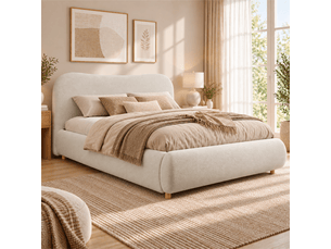 Lit coffre 180x200 cm Morn Vibe coloris blanc