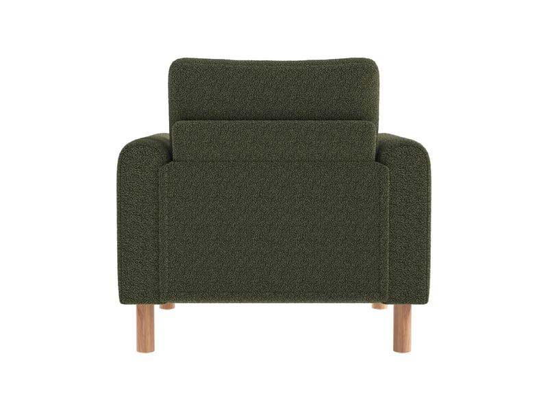  Canapé de salon, canapé moderne, vert, dossier inclinable, design moderne, pour salon, bureau, chambre  - Conforama B