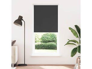 Store enrouleur occultant, store à rouleau 84,4 x 230 cm, largeur du tissu 80 cm, noir cf45483