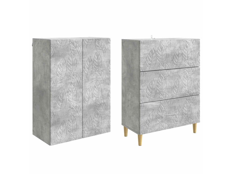  Ensemble de meubles 2 pcs, rangement de salon 66 x 34,5 x 90 cm bois d'ingénierie shl4056  - Conforama D