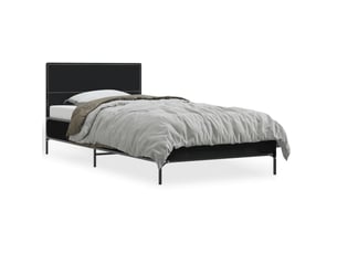 Lit simple 90x200 cm    coloris noir
