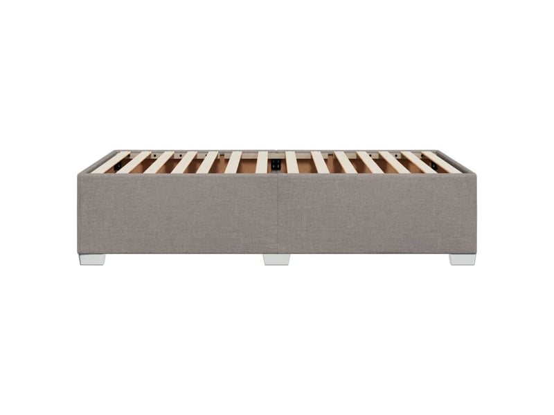  Lit simple- lit adulte -  cadre de lit sans matelas taupe 80x200 cm tissu  - Conforama D