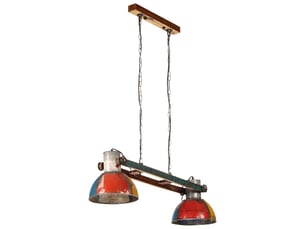 Lampe suspendue, suspension luminaire industrielle 25 w multicolore 111 cm e27