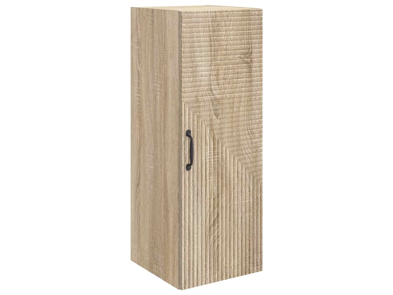  Armoire murale salon chêne sonoma 33x34,5x90cm bois d'ingénierie shl1117  - Conforama A