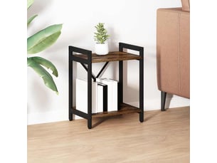 Étagère de rangement 40x30x50 cm bois d'ingénierie chêne fumé